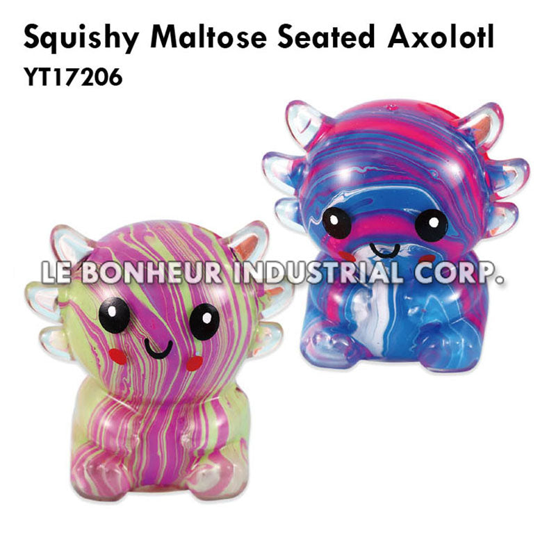 Squishy Maltose Seated Axolotl