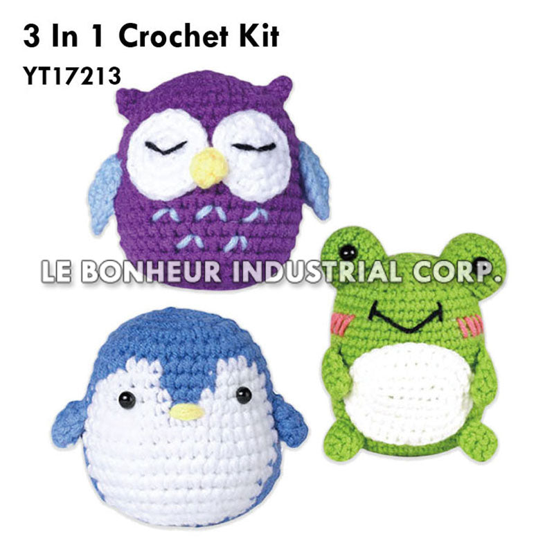 3 In 1 Crochet Kit