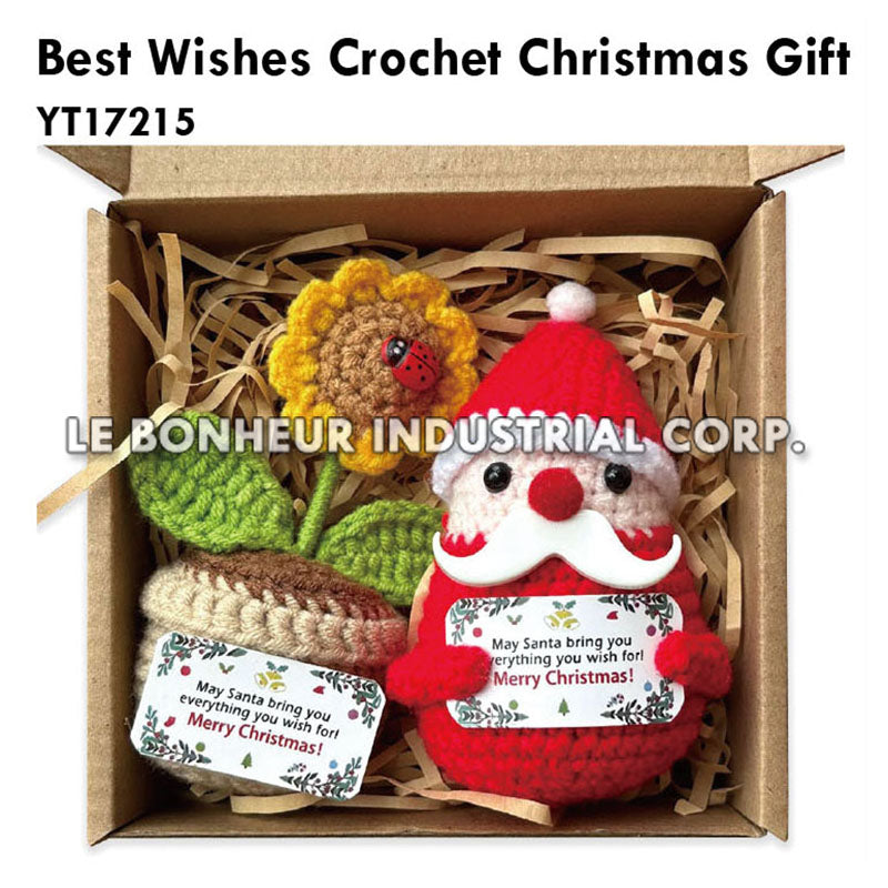 Best Wishes Crochet Christmas Gift