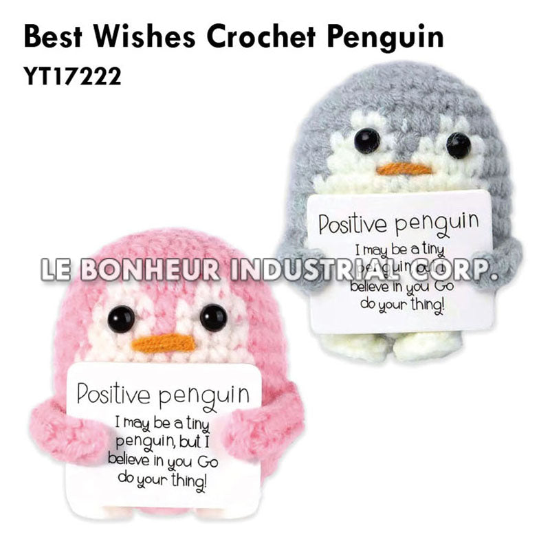 Best Wishes Crochet Penguin