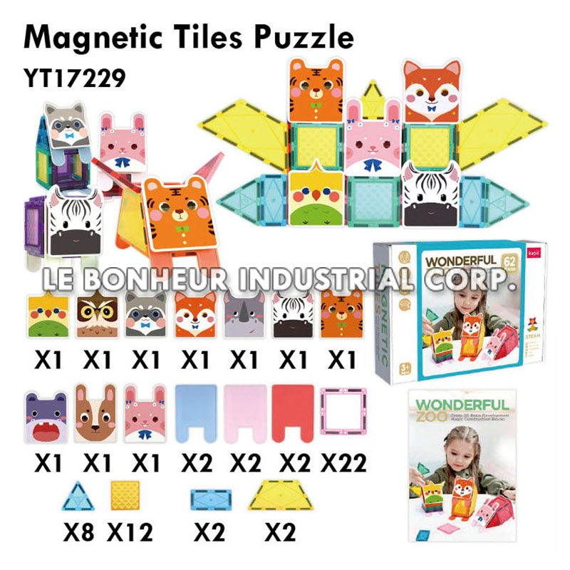 Magnetic Tiles Puzzle