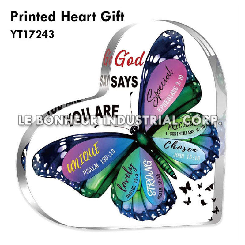 Printed Heart Gift