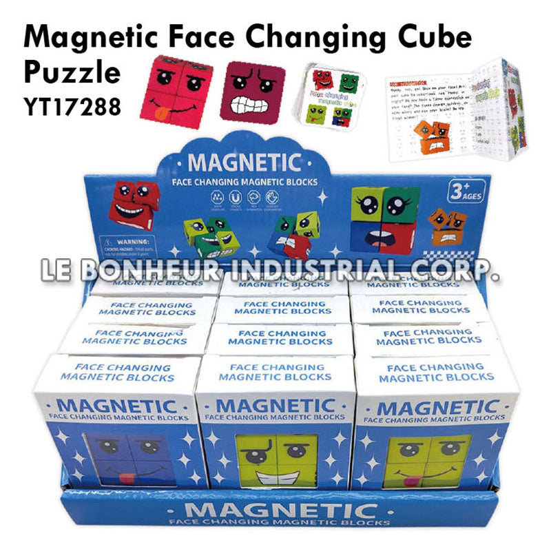 Magnetic Face Changing Cube Puzzle