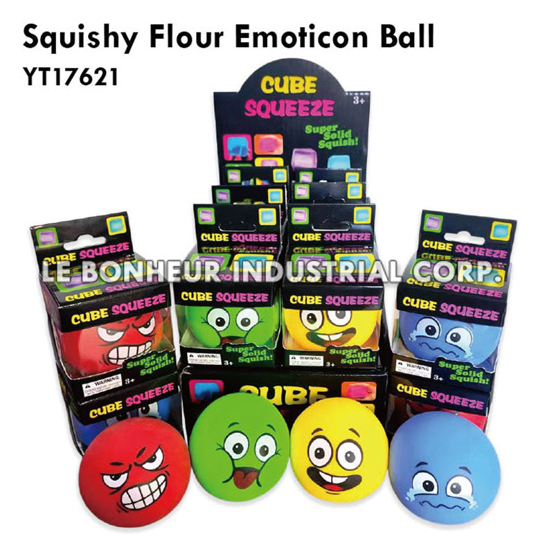 Squishy Flour Emoticon Ball