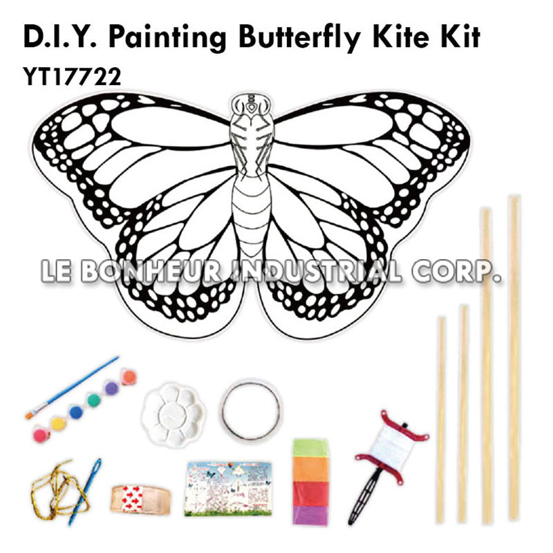 D.I.Y. Painting Butterfly Kite Kit