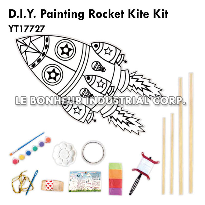 D.I.Y. Painting Rocket Kite Kit