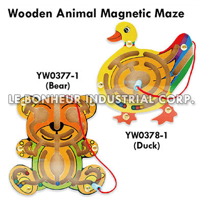 Wooden Duck Magnetic Maze