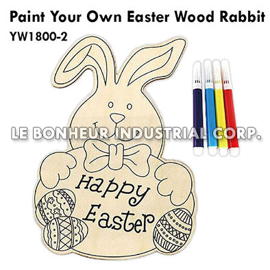 Paint Your Own Easter Wood Rabbit