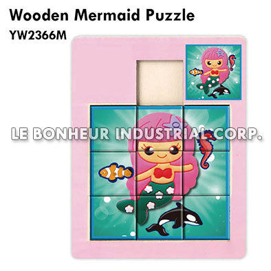 Wooden Mermaid Puzzle