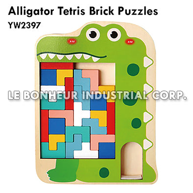 Alligator Tetris Brick Puzzles