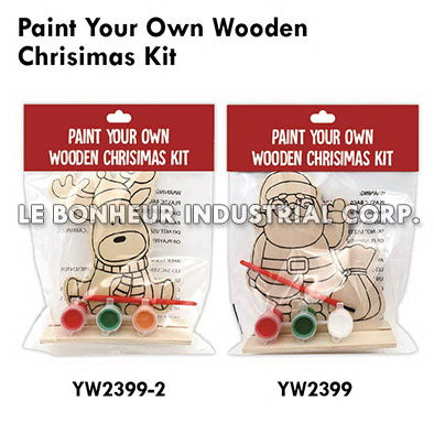 Paint Your Own Wooden Chrisimas Kit