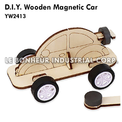D.I.Y. Wooden Magnetic Car