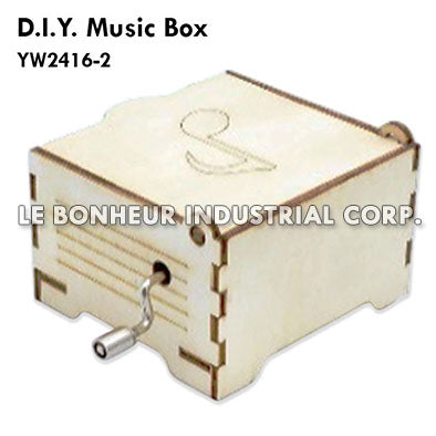 D.I.Y. Wooden Hand-Cranked Music Box