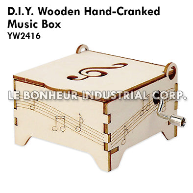 D.I.Y. Wooden Hand-Cranked Music Box