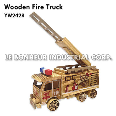 Wooden Fire Truck