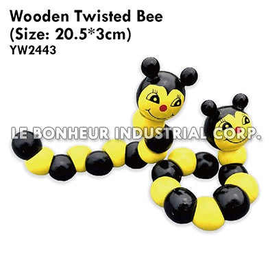 Wooden Twisted Bee