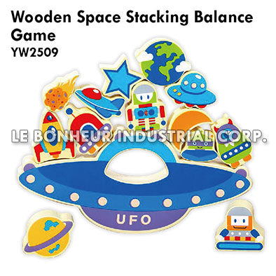 Wooden Space Stacking Balance Game
