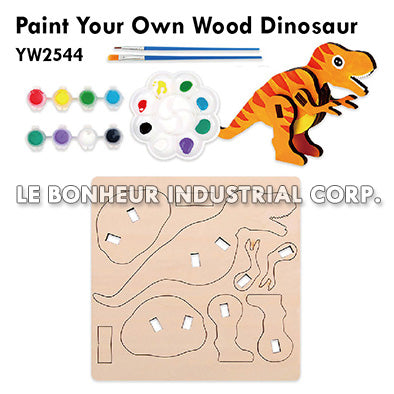 Paint Your Own Wood Dinosaur