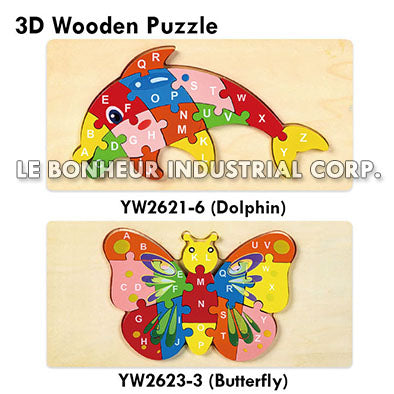3D Wooden Butterfly Puzzle