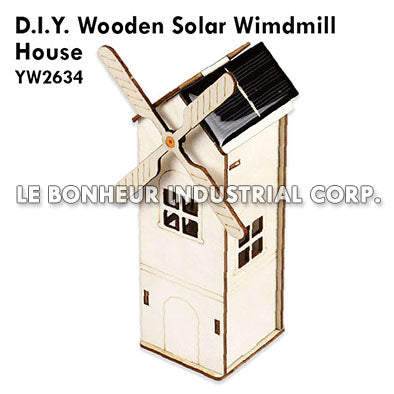 D.I.Y. Wooden Solar Windmill House