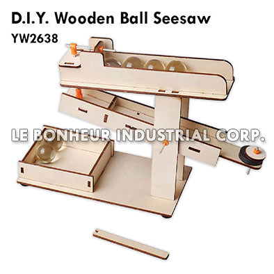 D.I.Y. Wooden Ball Seesaw