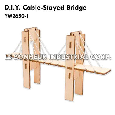 D.I.Y. Wooden Cable-Stayed Bridge