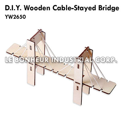 D.I.Y. Wooden Cable-Stayed Bridge