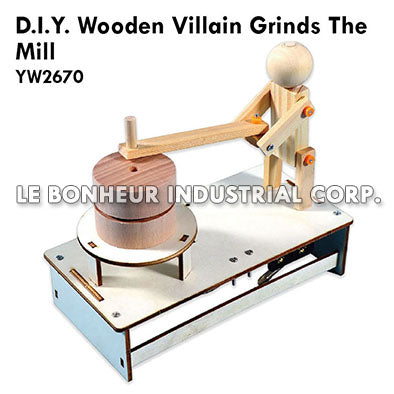D.I.Y. Wooden Villain Grinds The Mill