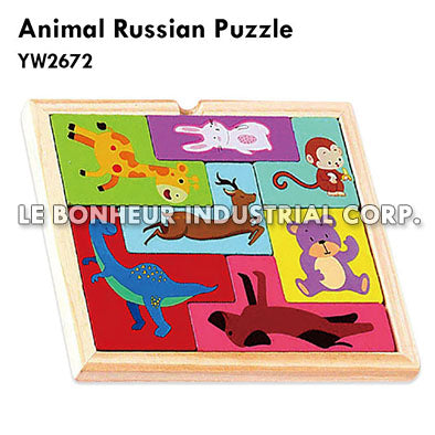 Animal Russian Puzzle