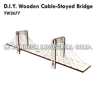 D.I.Y. Wooden Cable-Stayed Bridge