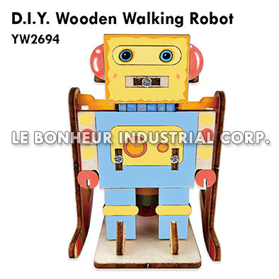 D.I.Y. Wooden Walking Robot
