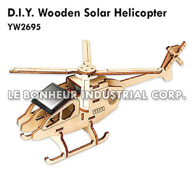 D.I.Y. Wooden Solar Helicopter