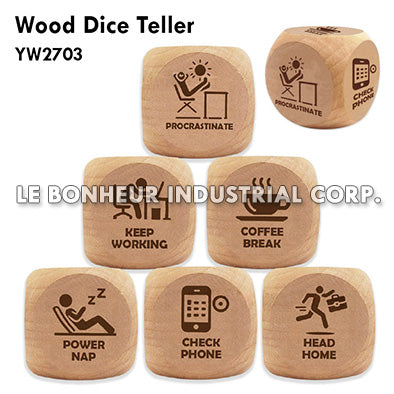 Wood Dice Teller