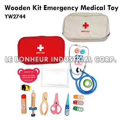Wooden Kit Emergency Medical Toy