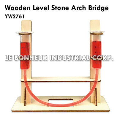 Wooden Level Stone Arch Bridge