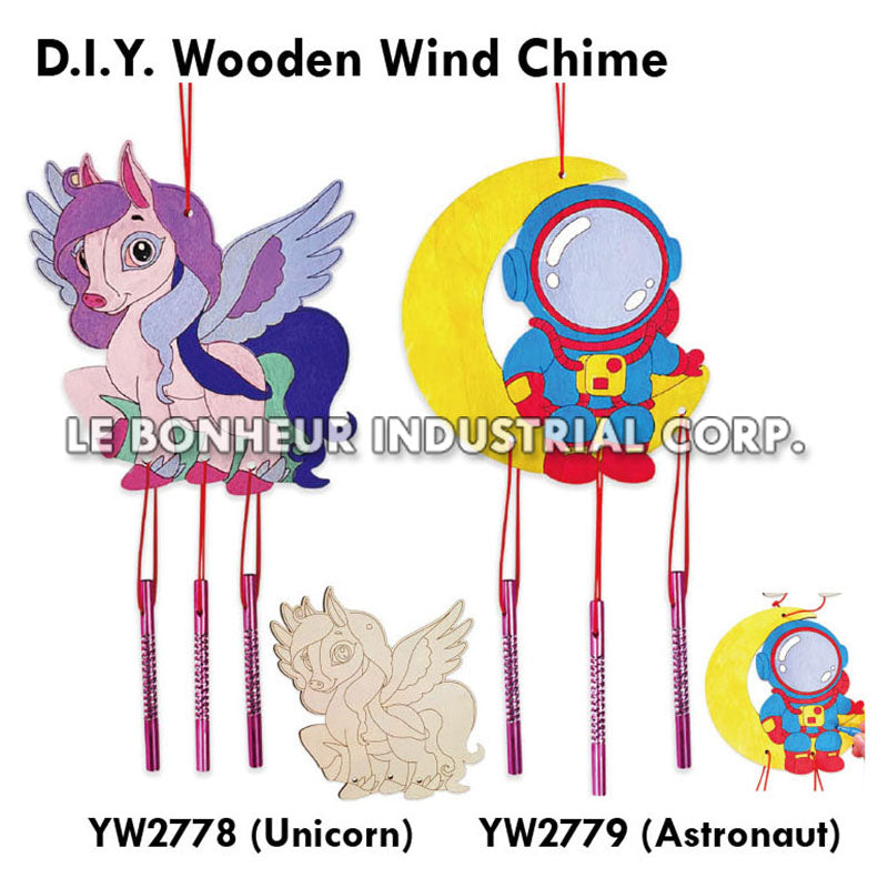 D.I.Y. Wooden Astronaut Wind Chime