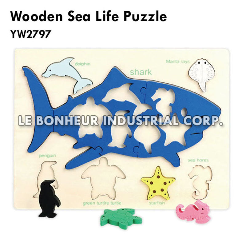 Wooden Sea Life Puzzle