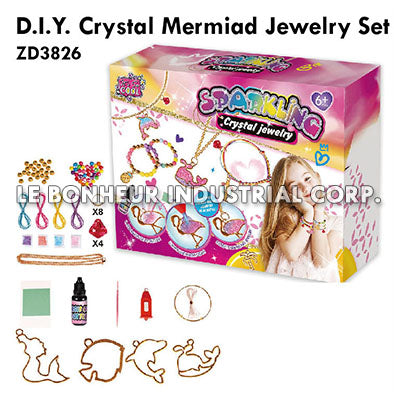 D.I.Y. Crystal Mermiad Jewelry Set