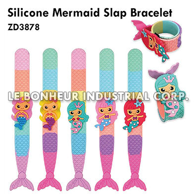 Silicone Mermaid Slap Bracelet
