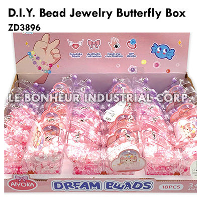 D.I.Y. Bead Jewelry Butterfly Box