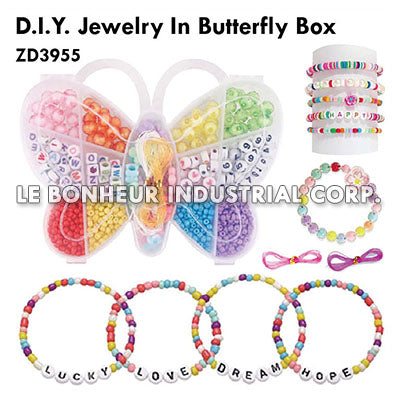 D.I.Y. Jewelry In Butterfly Box