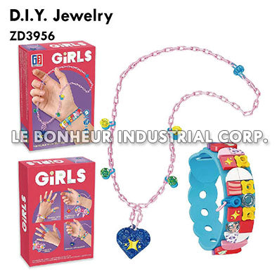D.I.Y. Jewelry Building Blocks Necklace & Bracelet