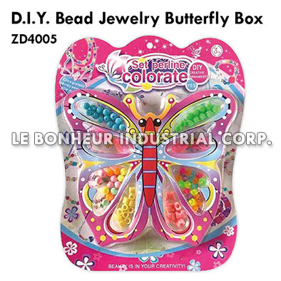 D.I.Y. Bead Jewelry Butterfly Box