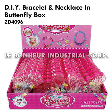 D.I.Y. Bracelet & Necklace In Buttenfly Box
