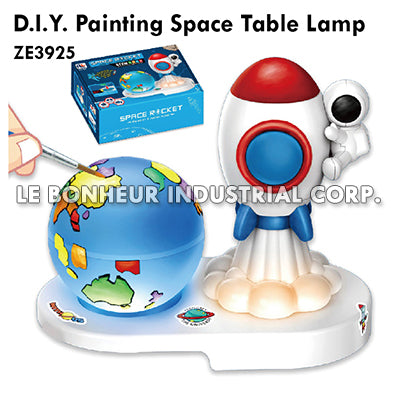 D.I.Y. Painting Space Table Lamp