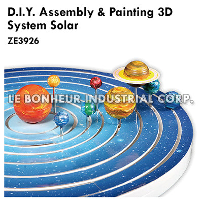 D.I.Y. Assembly & Painting 3D System Solar