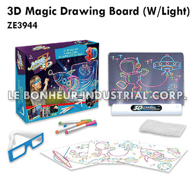 3D Magic Drawing Board (W/Light)