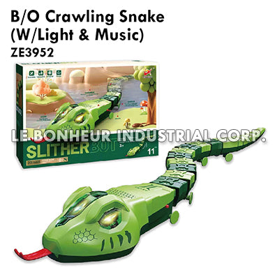 B/O Crawling Snake (W/Light & Music)