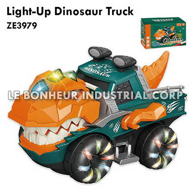 Light-Up Dinosaur Truck