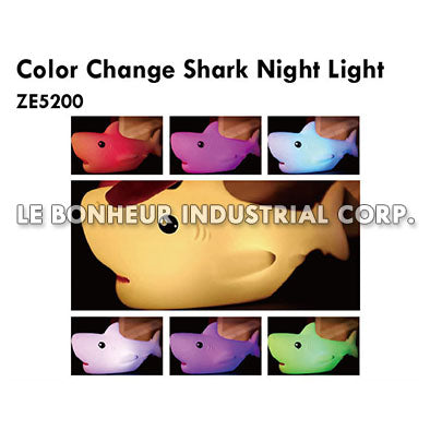 Color Change Shark Night Light